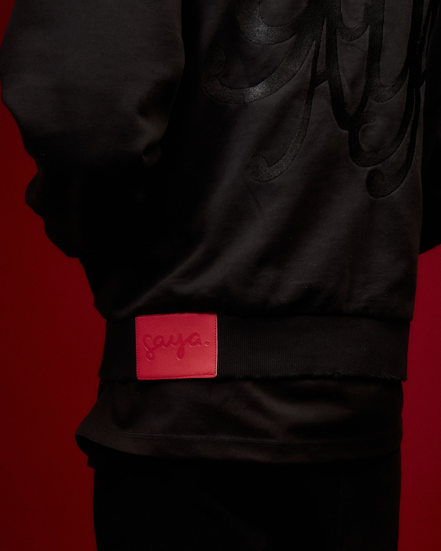 Red label hoodie