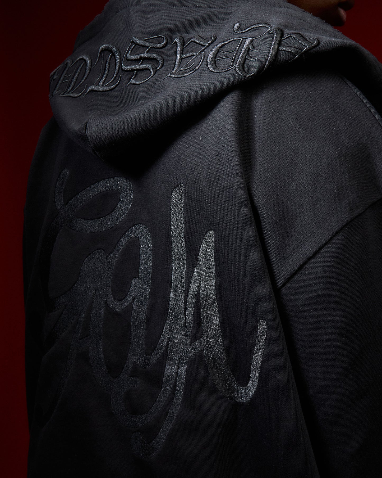 Red label hoodie
